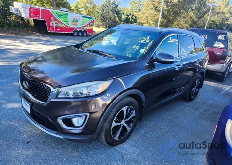 2016 Kia Sorento 3.3L Ex from USA, damaged, VIN 5XYPH4A59GG084008